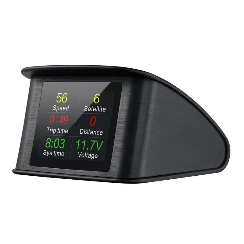 T600 HUD 2.2 inch Car GPS Smart Digital Meter with TFT LCD Multi-color, Speed & Driving Distance / T