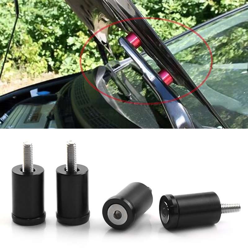 4 PCS Car Modified Isolation Column Engine Cover Blocked Up Screw Engine Turbine Ventilation Gasket