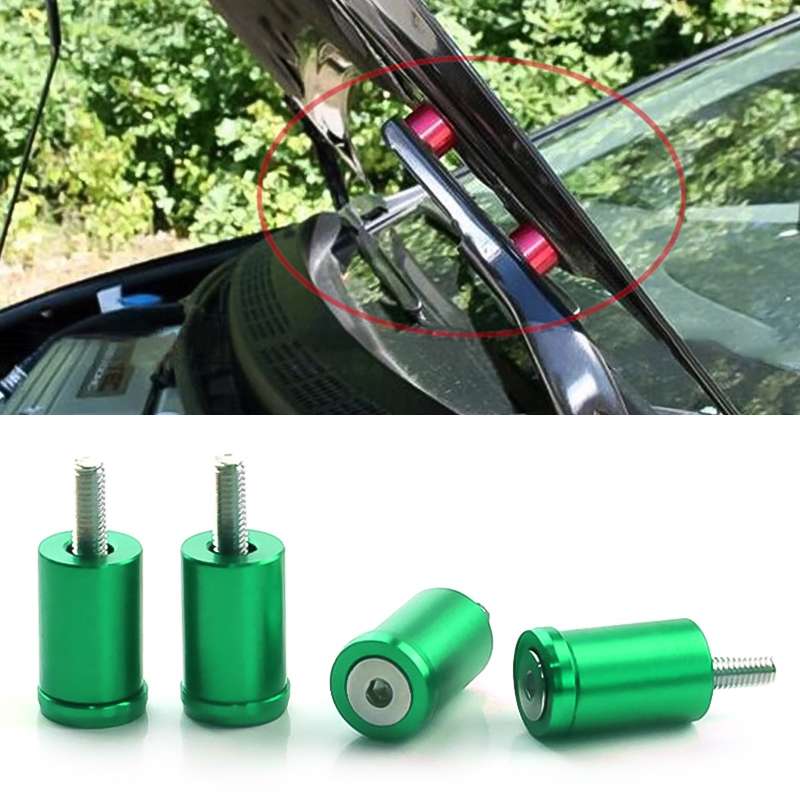 4 PCS Car Modified Isolation Column Engine Cover Blocked Up Screw Engine Turbine Ventilation Gasket