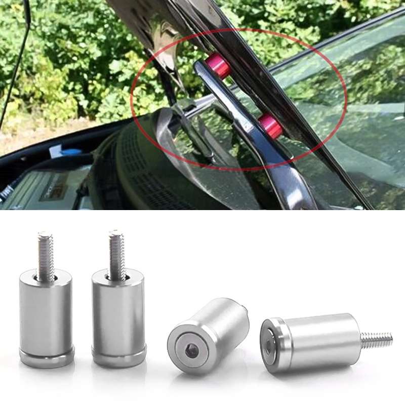 4 PCS Car Modified Isolation Column Engine Cover Blocked Up Screw Engine Turbine Ventilation Gasket