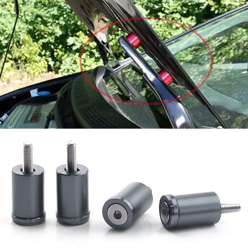 4 PCS Car Modified Isolation Column Engine Cover Blocked Up Screw Engine Turbine Ventilation Gasket