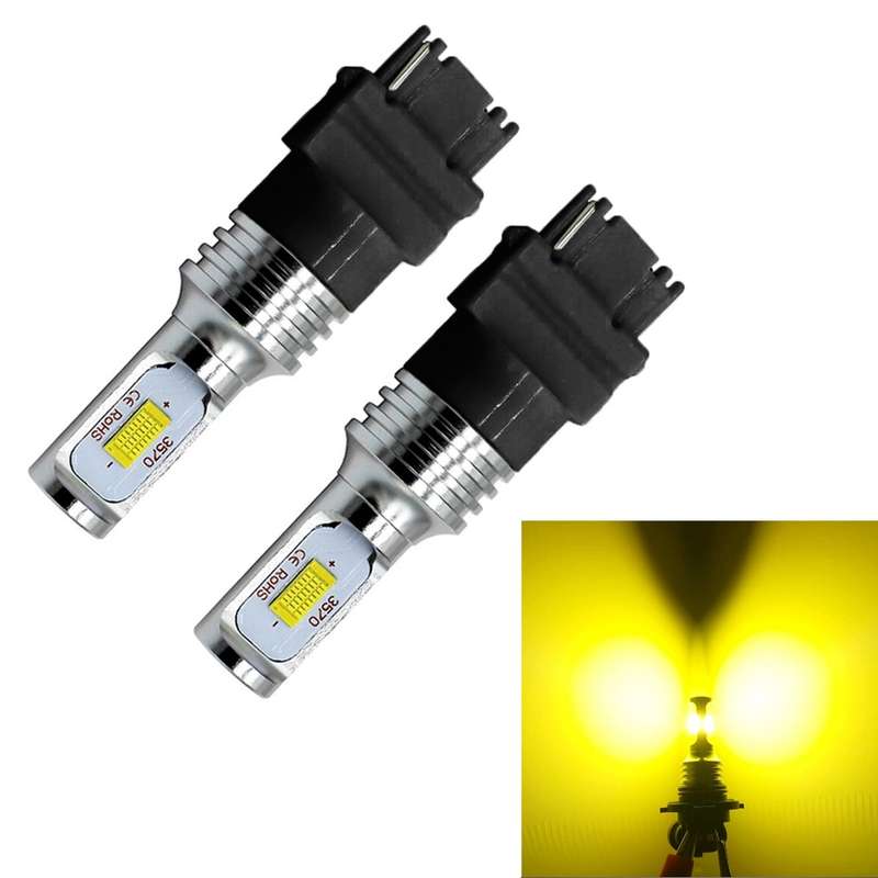 2 PCS 3156 72W 1000LM 6000-6500K Car Auto Turn Backup LED Bulbs Reversing Lights, DC 12-24V(Yellow L