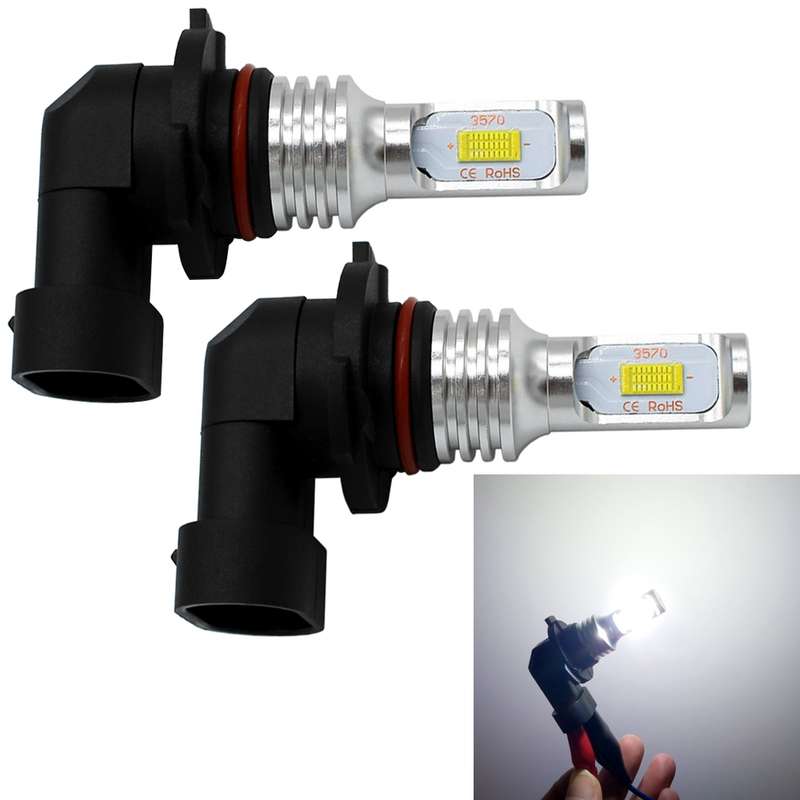2 PCS 9006 HB4 72W 1000LM 6000-6500K Super Bright White Light Car Fog LED Bulbs, DC 12-24V(White Lig