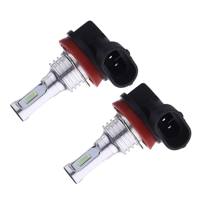 2 PCS H8/H11 72W 1000LM 6000-6500K Super Bright White Light Car Fog LED Bulbs, DC 12-24V (Ice Blue L