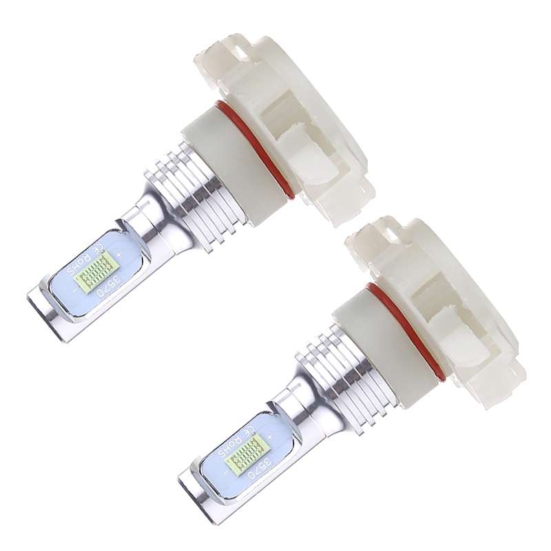 2 PCS H16(EU) 72W 1000LM 6000-6500K Super Bright White Light Car Fog LED Bulbs, DC 12-24V (Ice Blue