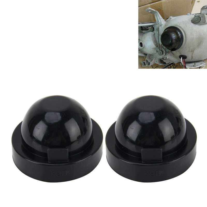 2 PCS K90 Universal Car LED Headlight HID Xenon Lamp Silicone Dust Cover Seal Caps Car Dust Cover Wa