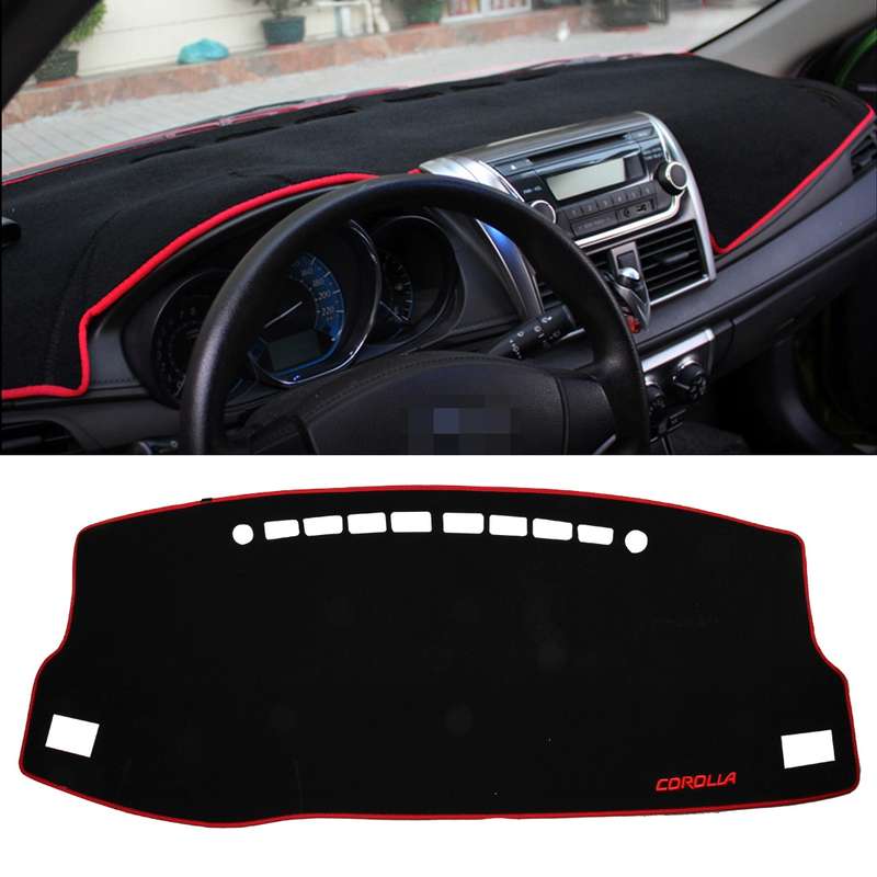 Car Light Instrument Panel Sunscreen Dashboard Mats Cover for Toyota New Corolla (2014-2018)Pl...