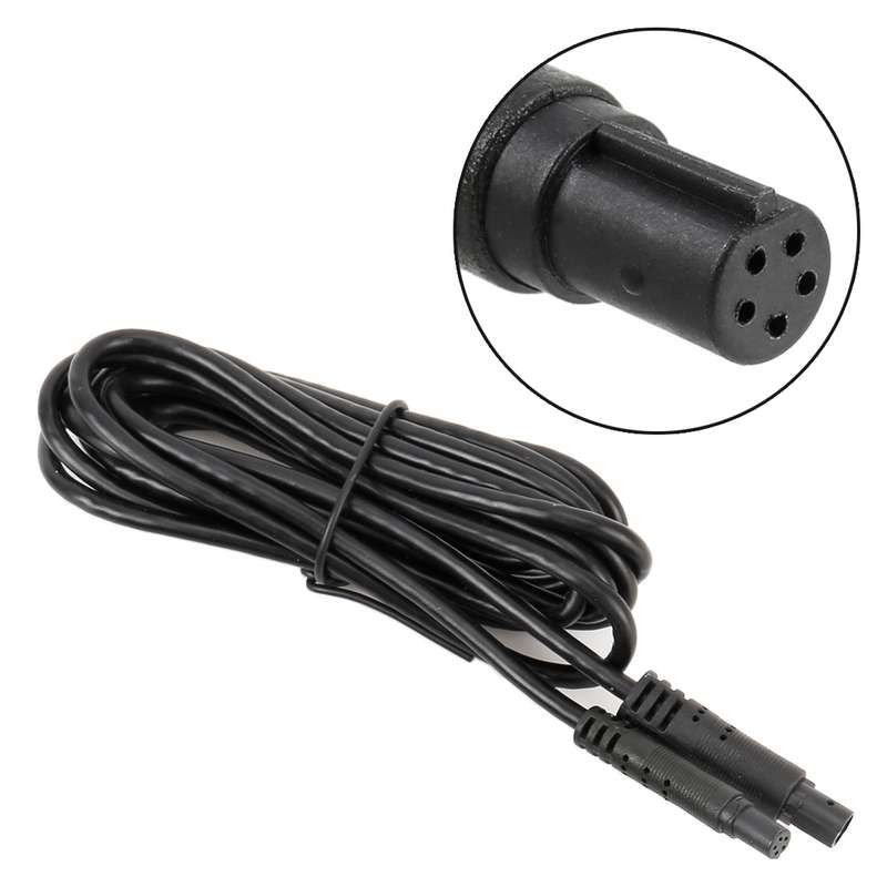 1m Universal Car 5P Reversing Camera Extension Cord Rearview Mirror Vehicle Traveling Data Recorder