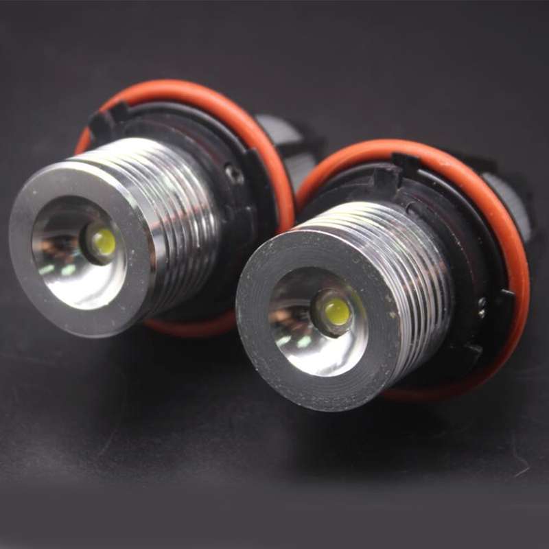 2 PCS DC 12-24V 6W 800LM 6000K LED Angel Eyes Light Bulb for BMW E39/E53/E60/E61/E63/E64/E65/E66/E87