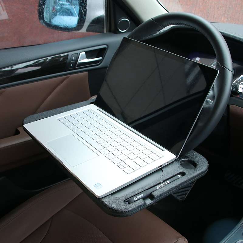 Multi-function Car Steering Wheel Computer Card Table Box Car Tray Desktop Computer Desk Car Laptop