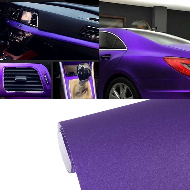 7.5m * 0.5m Grind Arenaceous Auto Car Sticker Pearl Frosted Flashing Body Changing Color Film for Ca