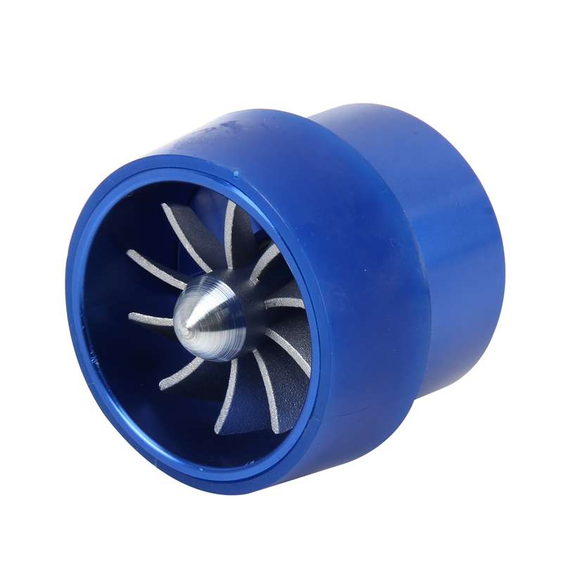 Car Stainless Universal Supercharger Single Turbine Air Intake Fuel Saver Turbo Turboing Charger Fan