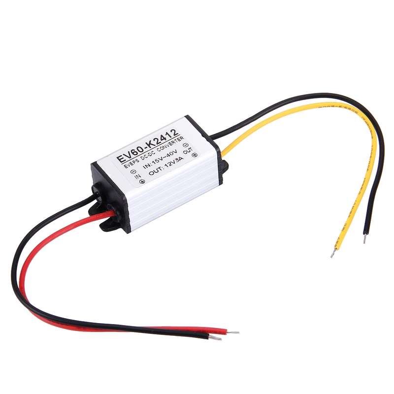 EV60-K2412 DC 15-40V to 12V 5A 36W Car Power Adapter DC-DC Converter Step Down Module