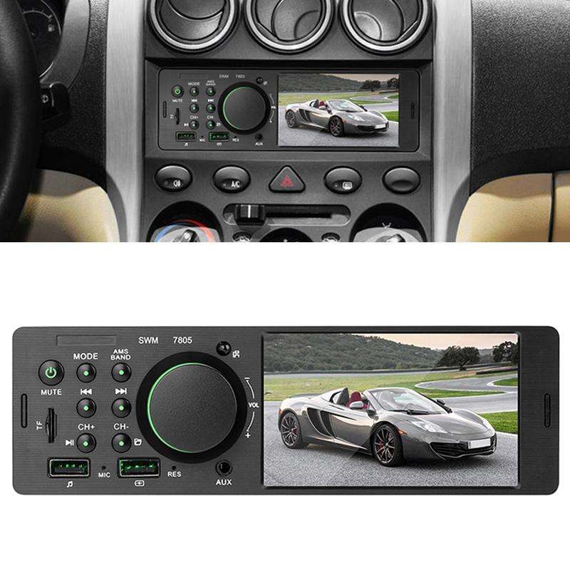 7805 4.1 inch Universal Car Radio Receiver MP5 Player, Support FM & Bluetooth & TF Card with Remote