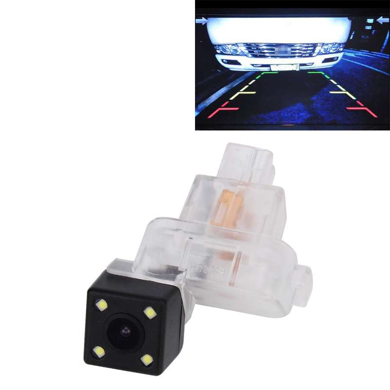 656492 Effective Pixel HD Waterproof 4 LED Night Vision Wide Angle Car Rear View Reverse Cam