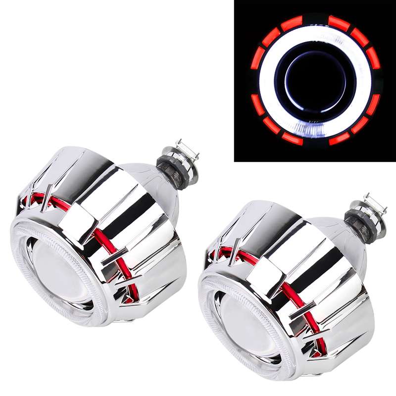 IPHCAR G262 H1 3.0 inch 12V Bi-Xenon Projector Lens Headlight with Exquisite Angle Eyes Decoration f
