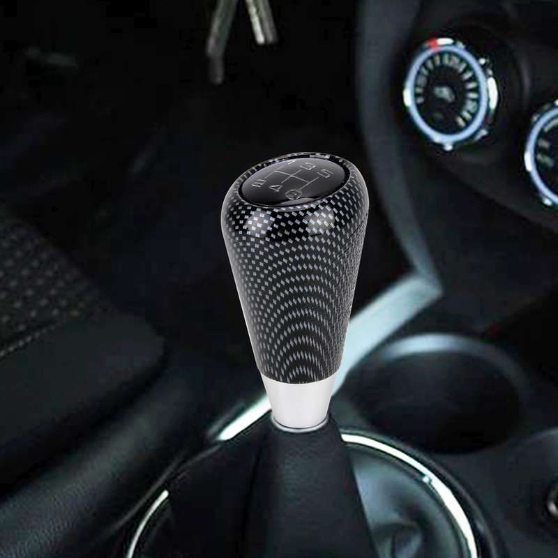 Universal Vehicle Modified Resin Shifter Manual 6-Speed Gear Shift Knob, Size: 8.2*5.5cm (Black)