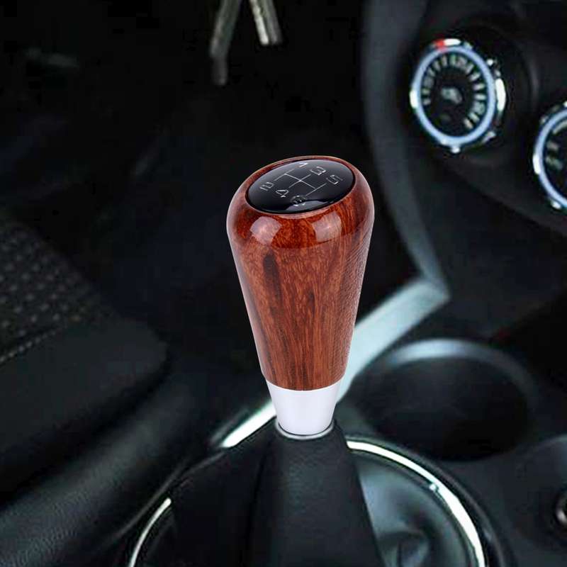 Universal Vehicle Modified Resin Shifter Manual 6-Speed Gear Shift Knob, Size: 8.2*5.5cm (Black)