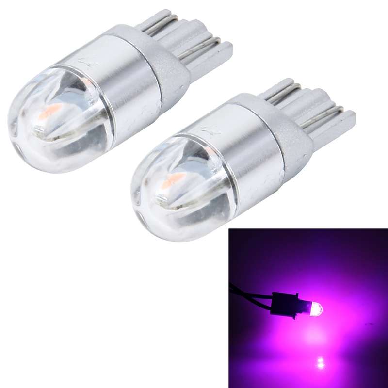 2 PCS T10 2W 2 SMD-3030 LED Car Clearance Lights Lamp, DC 12V (Ice Blue Light)