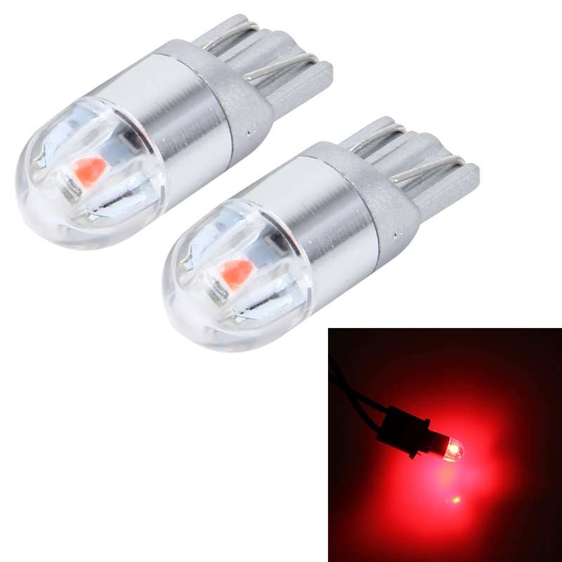 2 PCS T10 2W 2 SMD-3030 LED Car Clearance Lights Lamp, DC 12V (Ice Blue Light)