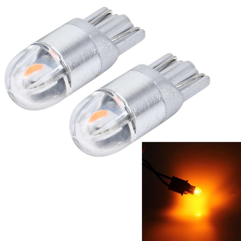 2 PCS T10 2W 2 SMD-3030 LED Car Clearance Lights Lamp, DC 12V (Ice Blue Light)