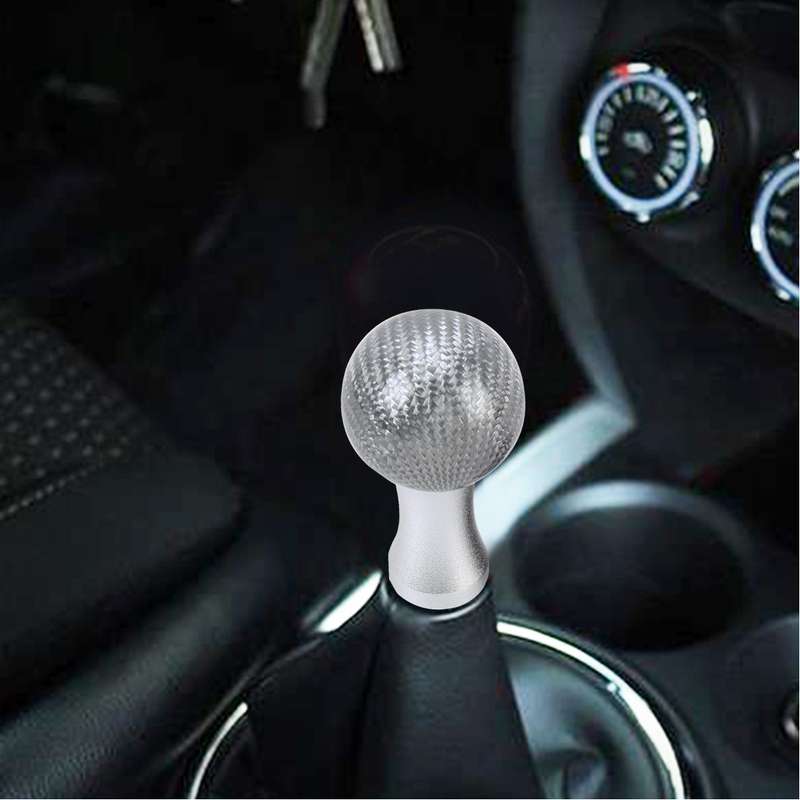 Universal Car Gear Shift Knob Modified Car Gear Shift Knob Auto Transmission Shift Lever Knob Carbon