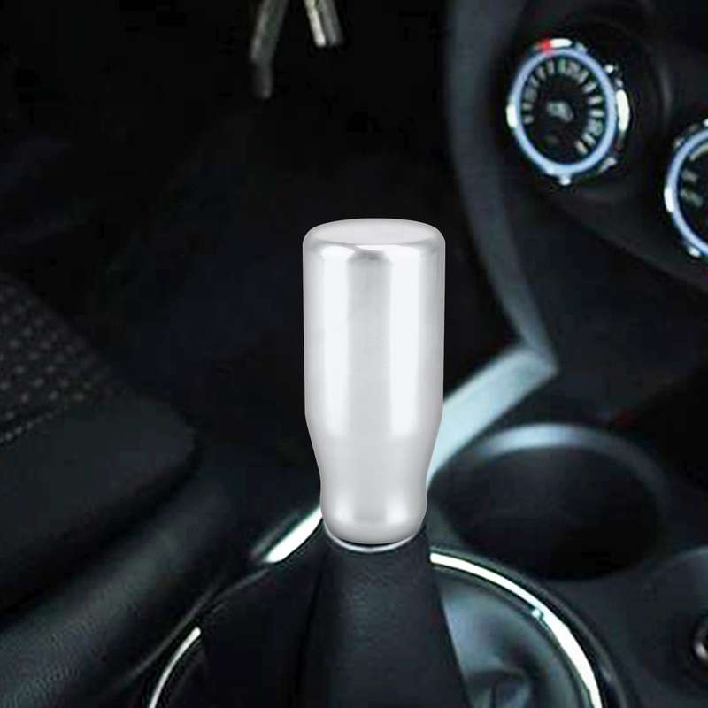 Universal Car Modified Gear Shift Knob Solid Color Smooth Auto Transmission Shift Lever Knob with Th