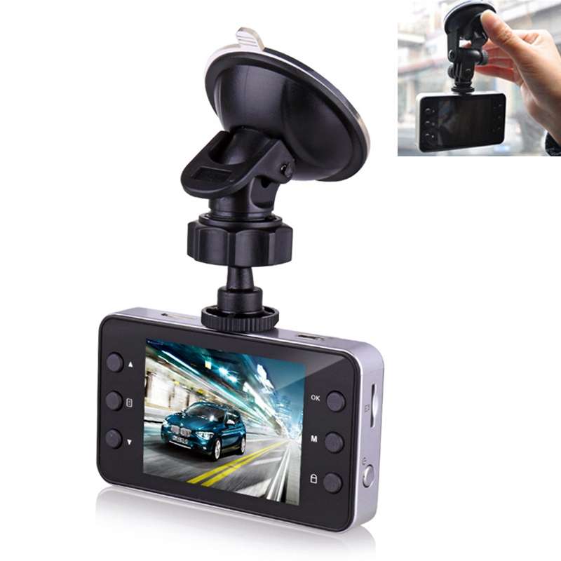 K6000 2.3 inch 90 Degrees Wide Angle Full HD 720P Video Car DVR, Support TF Card (32GB Max) / Motion