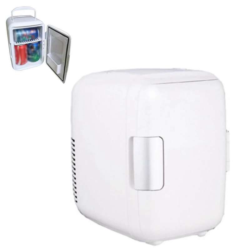 Vehicle Auto Portable Mini Cooler and Warmer 4L Refrigerator for Car, Voltage: DC 12V(White)
