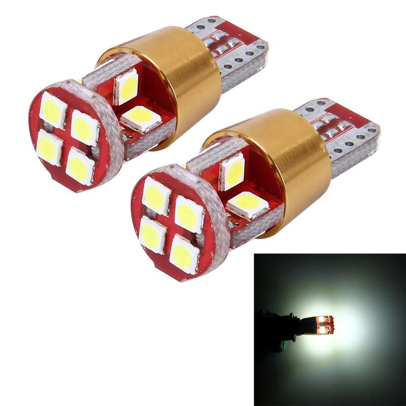 2 PCS T10 3W Constant Current Car Clearance Light with 12 SMD-3030 Lamps, DC 9-18V(Ice Blue Light)