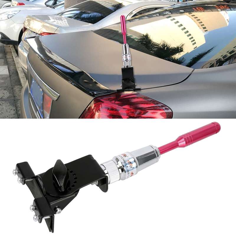 PS-401 Modified Car Antenna Aerial, Size: 24.5cm x 7.3cm (Black)