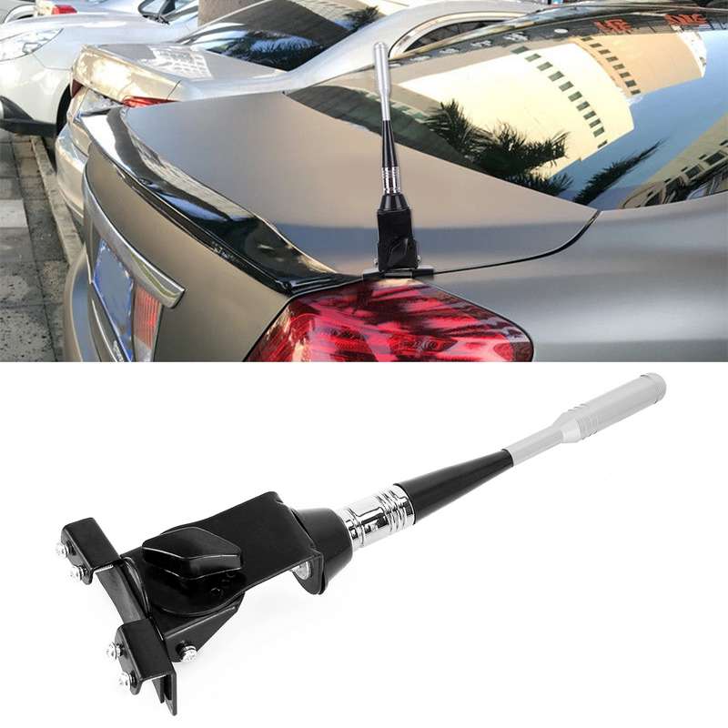 PS-404 Modified Car Antenna Aerial, Size: 27.8cm x 7.2cm (Black)