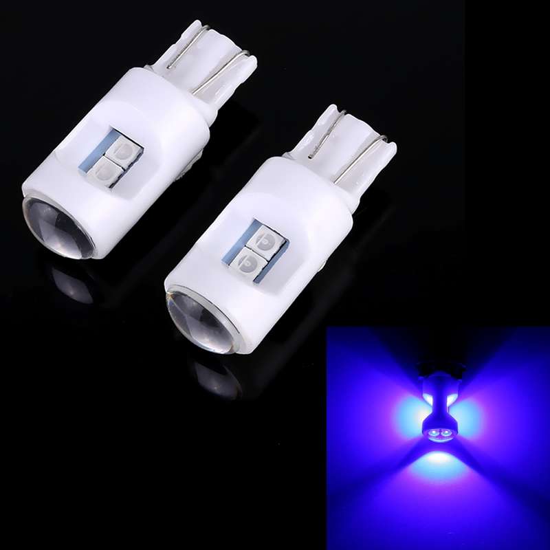2 PCS T10 / W5W / 194 DC 12V 1.2W 6LEDs SMD-3030 Car Reading Lamp Clearance Light, with Projector Le