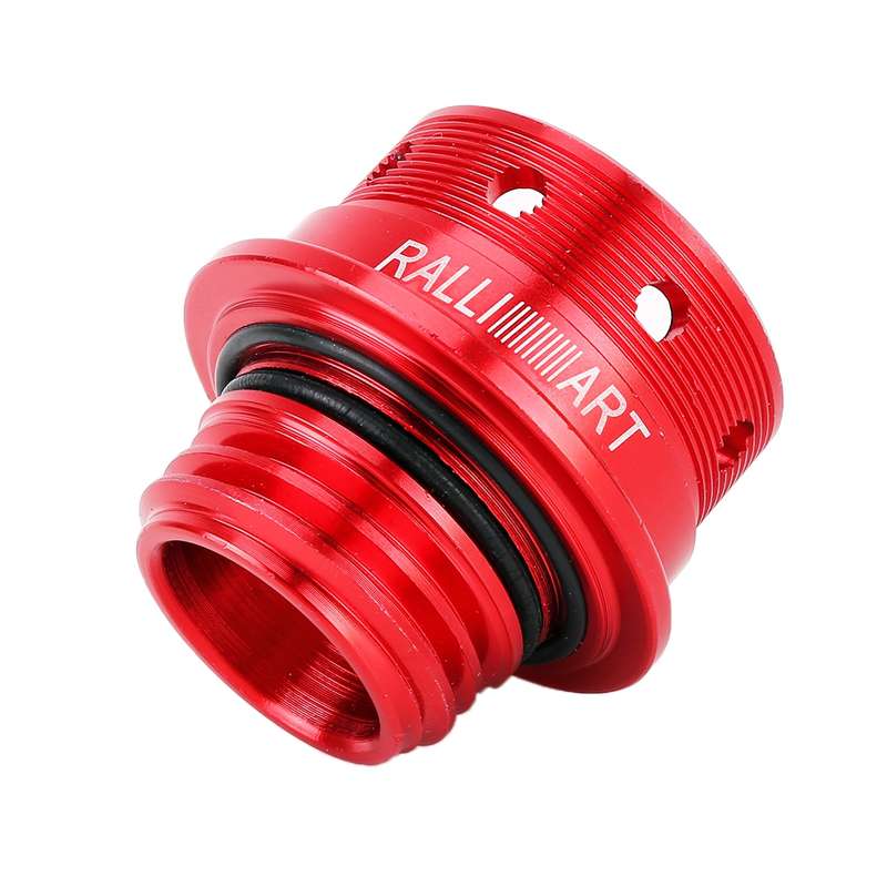 Car Modified Stainless Steel Oil Cap Engine Tank Cover for Mitsubishi, Size: 5.0 x 4.6cm(Black)