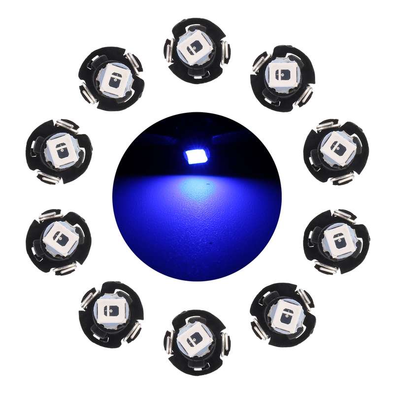 10 PCS 0.5W T3 Instrument Panel LED Light Dashboard Indicator Lamp Bulb (Ice Blue Light)
