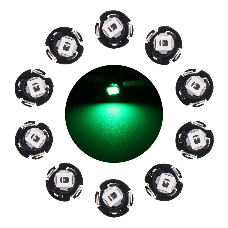 10 PCS 0.5W T3 Instrument Panel LED Light Dashboard Indicator Lamp Bulb (Ice Blue Light)