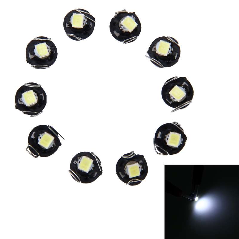 10 PCS 0.5W T3 Instrument Panel LED Light Dashboard Indicator Lamp Bulb (Ice Blue Light)
