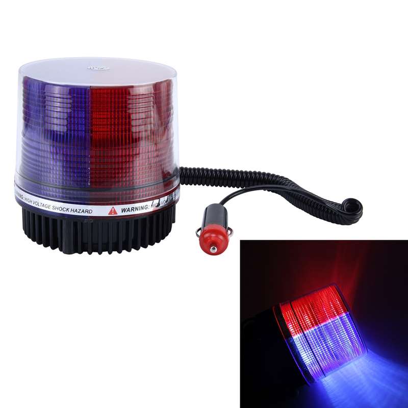 Brilliant Strong Xenon Strong Red Light And Blue Light Magnetic Doom Installation Flash Strobe