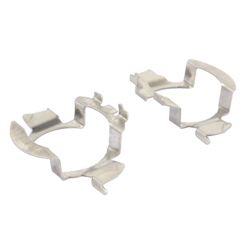 1 Pair H7 LED Headlight Bulb Retainers Holder Adapter for Mercedes-Benz/ BMW/ Audi/ Volkswagen/ Bui
