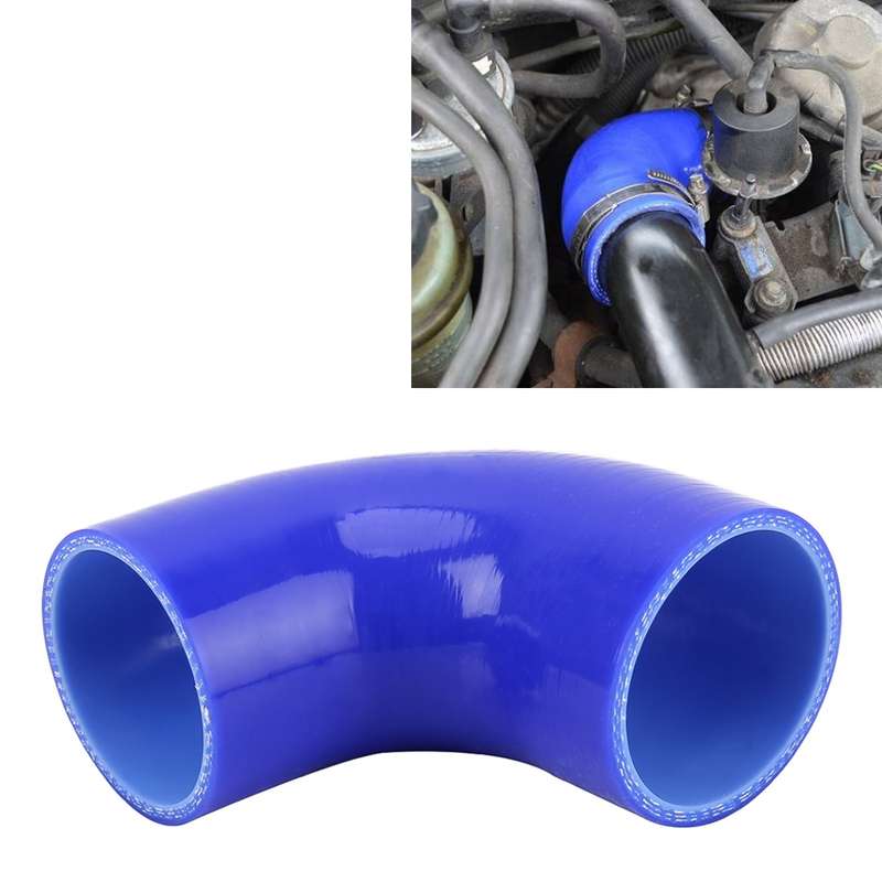 Universal Car Steam Tube Silicone Pipe Elbow 90 Degrees Reducer Hose Silicone Intake Connection Tube