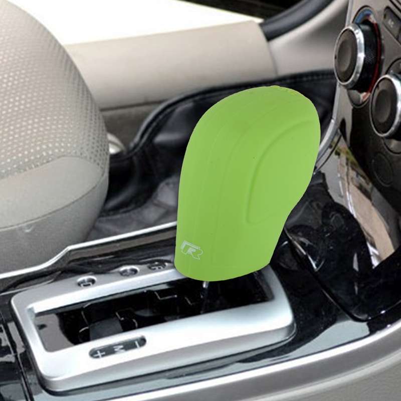 Rubber Car Hand Brake Head Cover Shift Knob Gear Stick Cushion Cover Car Accessory Interior Decorati