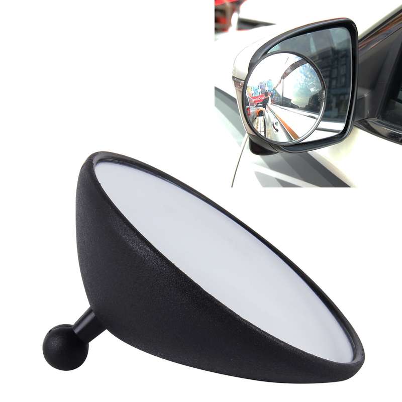 3R-098 Car Blind Spot Rear View Wide Angle Mirror, Diameter: 9.8cm(Black)