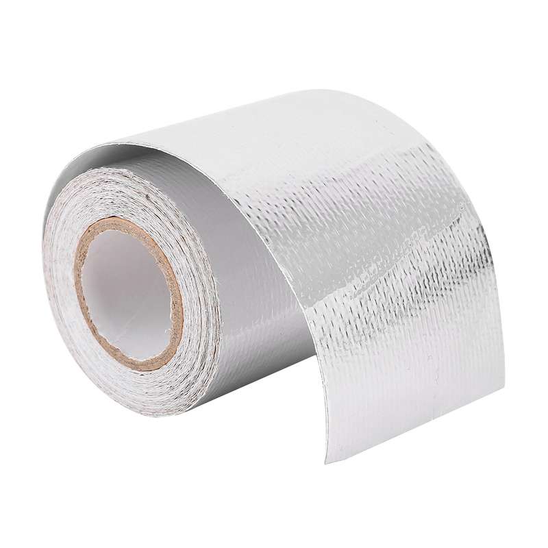 5m Exhaust Wrap Auto Motor Exhaust Heat Shield Aluminum Foil Paper Heat Resistant Wrap(Gold)