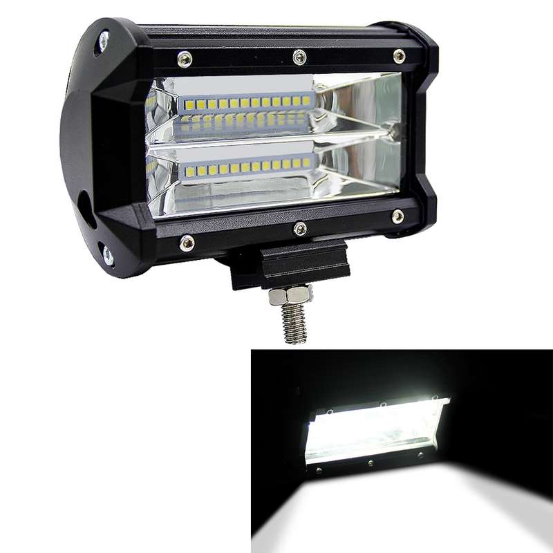 5 inch 18W 24 LED Waterproof IP67 Two Bar Modified Off-road Lights Spotlight Light Car Work Lights,