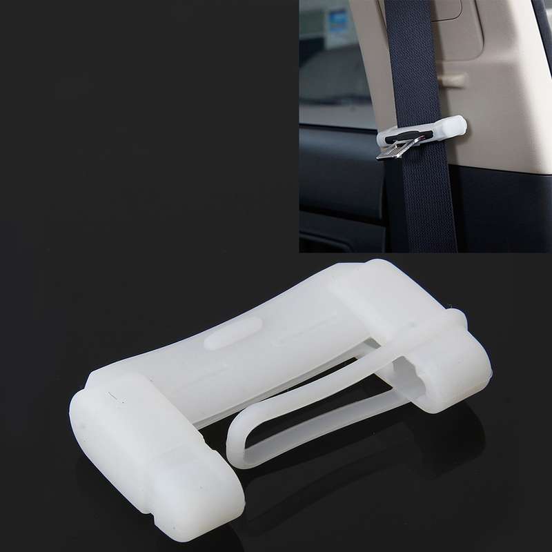 Universal Adjustable Car Seat Belt Buckle Plug Protective Cover Case(Black)