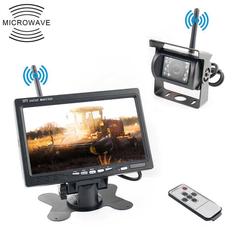 PZ-607-W1-A Wireless Single Cameras Rear View Camera Infrared Night Vision Rear View Parking Reversi