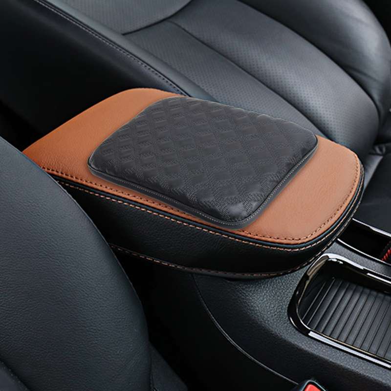 Universal Comfortable Automotive Armrest Mats Car Armrests Cover Vehicle Center Console Arm Rest Sea