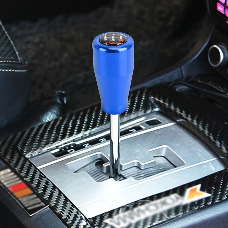 Universal Car Solid Color Cone Shape Shifter Manual Automatic Gear Shift Knob(Black)