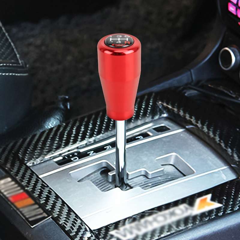Universal Car Solid Color Cone Shape Shifter Manual Automatic Gear Shift Knob(Black)