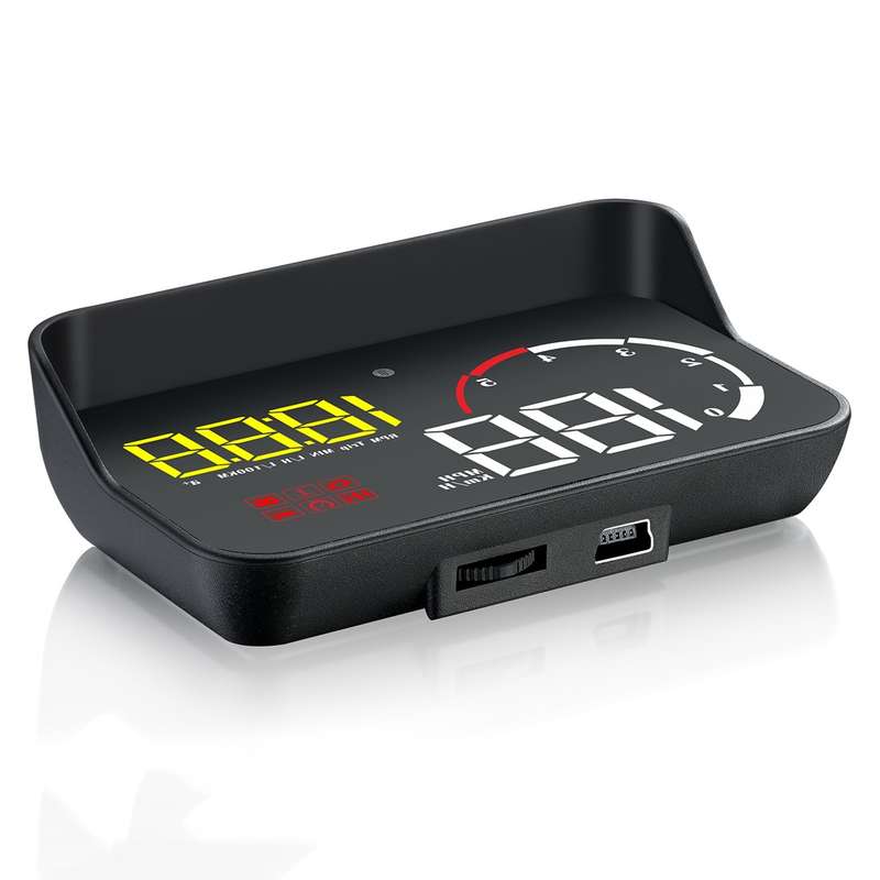M10 3.5 inch Universal Car OBD2 HUD Vehicle-mounted Head Up Display (Blue)